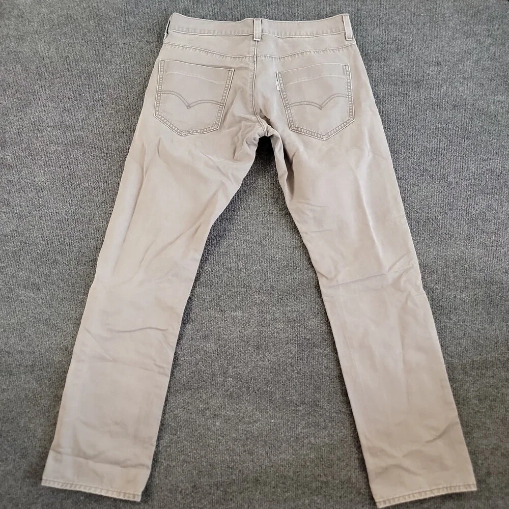 Levi's 511 Slim Fit Men's Jeans Size 32x32 Gray Brown Denim 99% cotton.